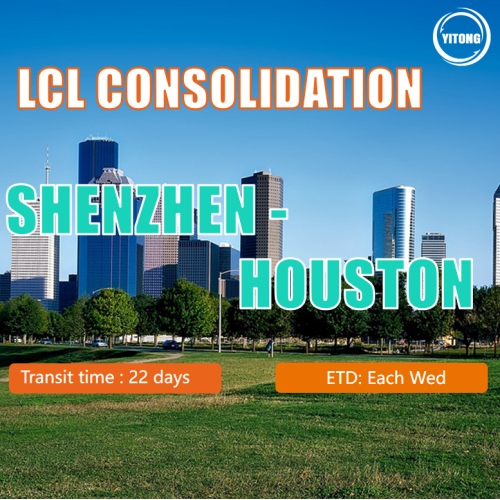Transporte LCL de Shenzhen para Houston