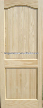 three arch panels pine solid wood door