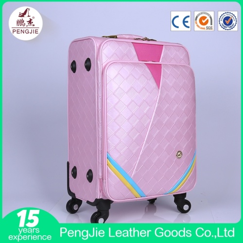 Pink vintage suitcase travel luggage