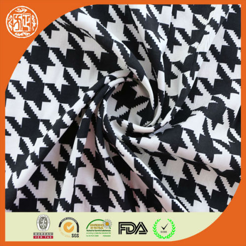 Good quality printed cotton plaid fabric