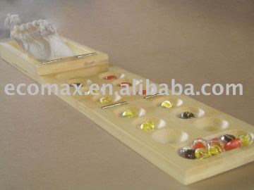 Mancala Game ( safe bamboo product )