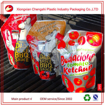 Spout Top Sealing & Handle and Beverage Industrial Use juice packaging bag