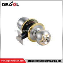 Beautiful Secondary color privacy security cylindrical door knob lock