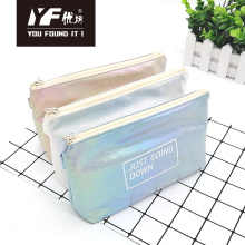 Word style glitter make up cosmetic bag