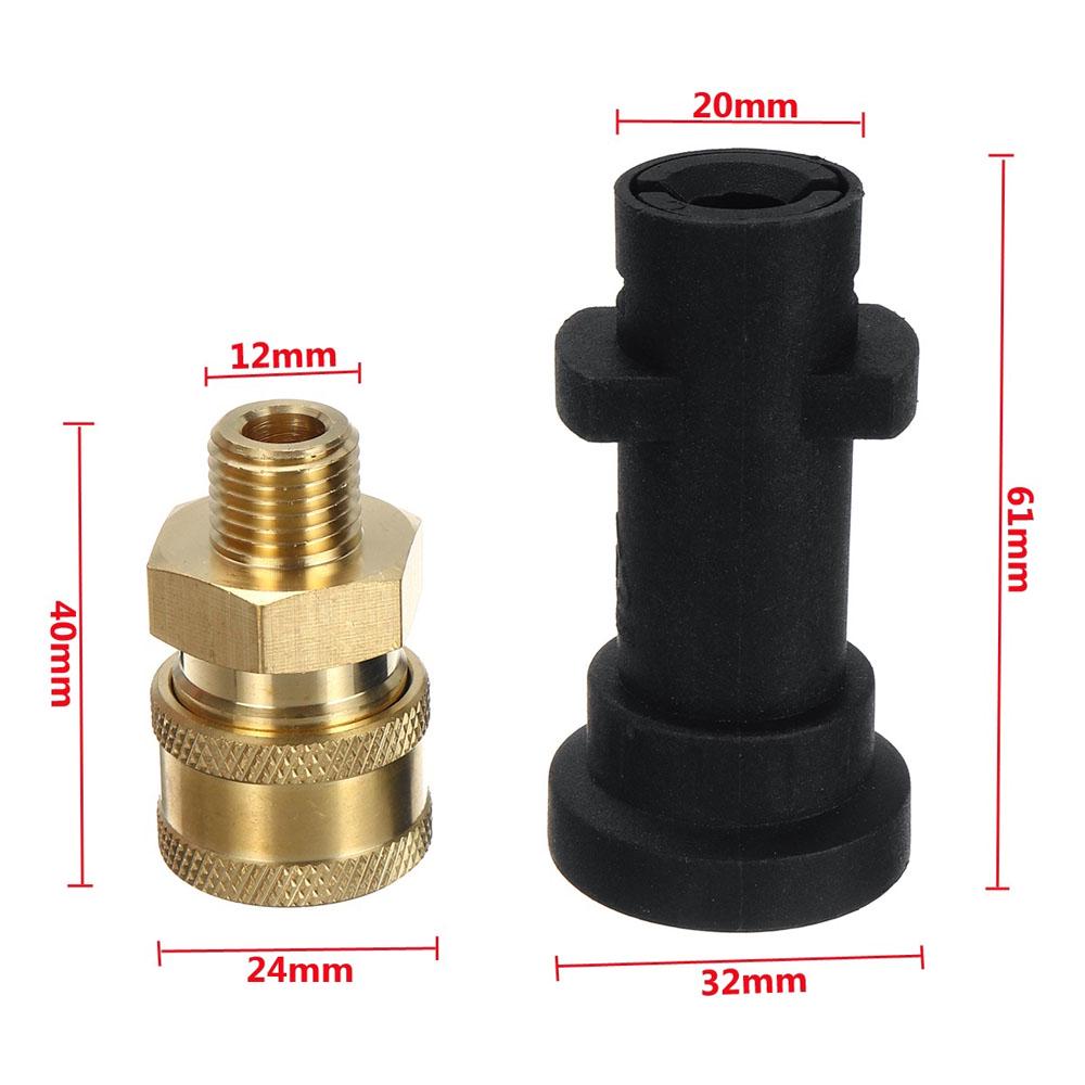 Penjualan Panas 1/4 Inch Seri K Seri K Tekanan Tinggi Tekanan Tekanan Pot Pot Adapter Pembersih Alat Pembersih