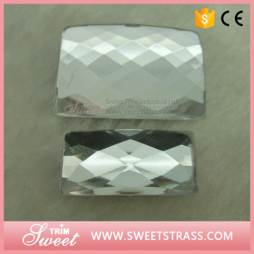 Wholesale flat back acrylic rhinestone fancy acrylic stone