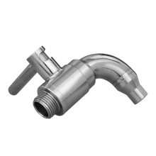 316 polished ball valve drain tap stainless steel metal handles