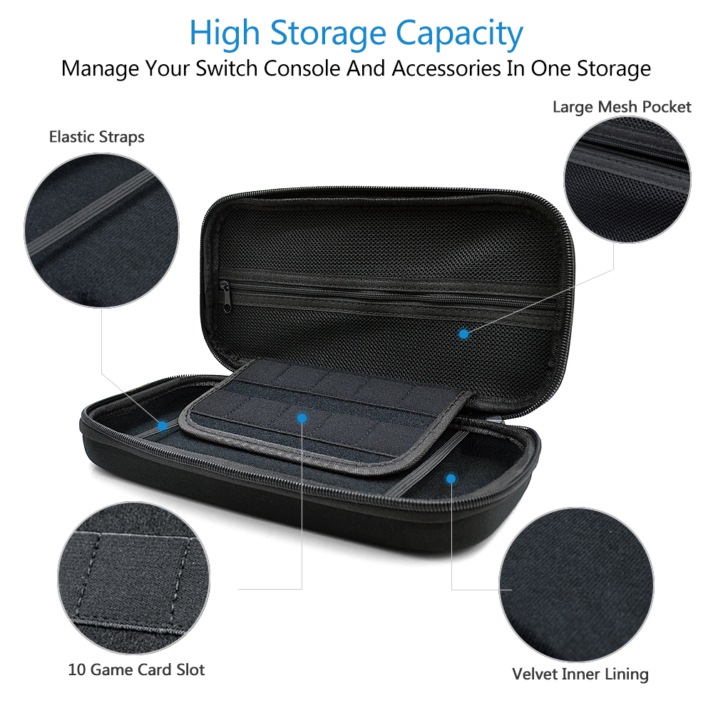 Nintendo Switch Console Protective Storage Carry Bag 