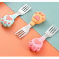 Silicone Baby Fork Spoon Set with Carry Case