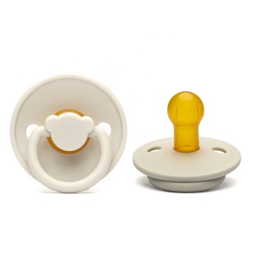 Ready to Ship Baby Essentials: Natural Latex Pacifier with Bib