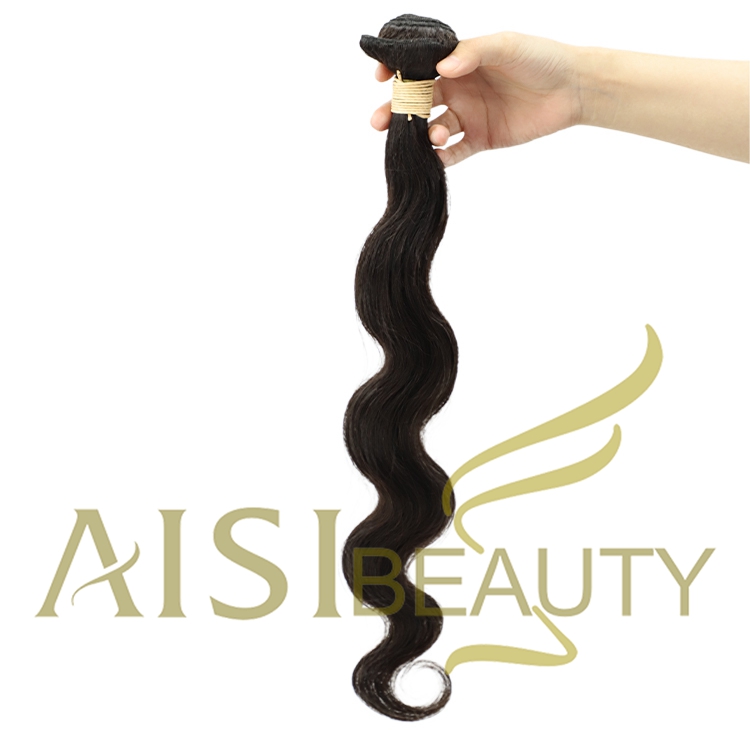 Aisi Beauty Hot Selling Wholesale Price 22 Inches Long 100g Body Wave Soft Luster Brazilian Human Hair Weave Bundles