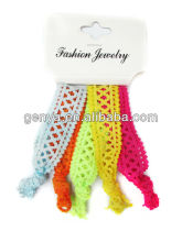 Lucky Girl Lace ponytail holders set of 5 pcs