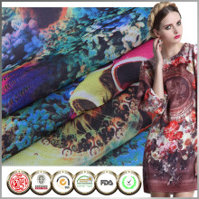 Top quality Elegant Spandex chiffon digital print chiffon fabric