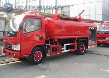 dongfeng 5cbm 4x2 water sprinkle simple fire fighting truck