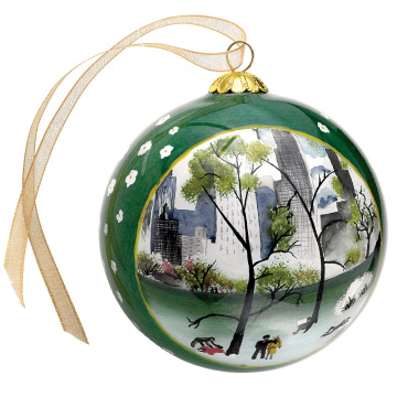 Reverse Paint Glass Ball Christmas Ornament Inside Painting