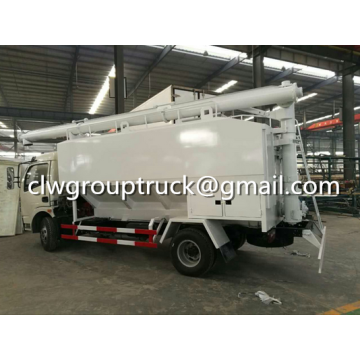 Dongfeng duolika 12m 3 camión de alimentación hidráulica 6T