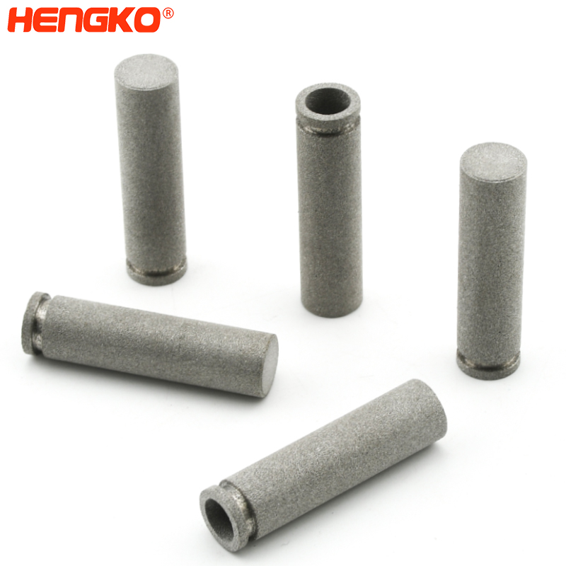 HENGKO high quality custom porous sintered replacement air filter cartridge cleaner stainless steel 316 316L