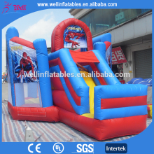 inflatable spider man bouncy castle / inflatable bouncer slide / inflatable jumping bouncer