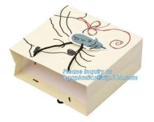 Christmas gift bag, paper gift bag, gift bag, Custom paper gift shopping bag with handle, paper gift bags wholesale&paper handba