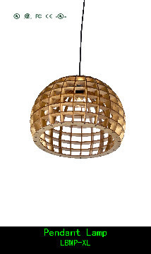 indoor decrotive wood pendant lamp from China