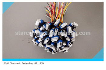 Rohs compliant auto 4 pin connector wire harness manufacturer