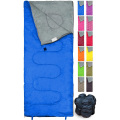 New Camping Envelope Cotton Sleeping Bag With Hood