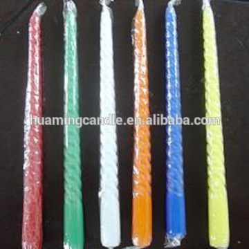 sprial birthday stick candle/various color sprial candles----HUAMING Manufacturer