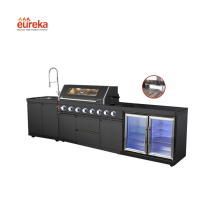 Garden Kitchen Outdoor Modular Glossy Kitchen Cabinets