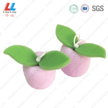 high quality saucy mesh body exfoliator sponge ball