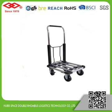 Flexible four-wheel luggage hand cart