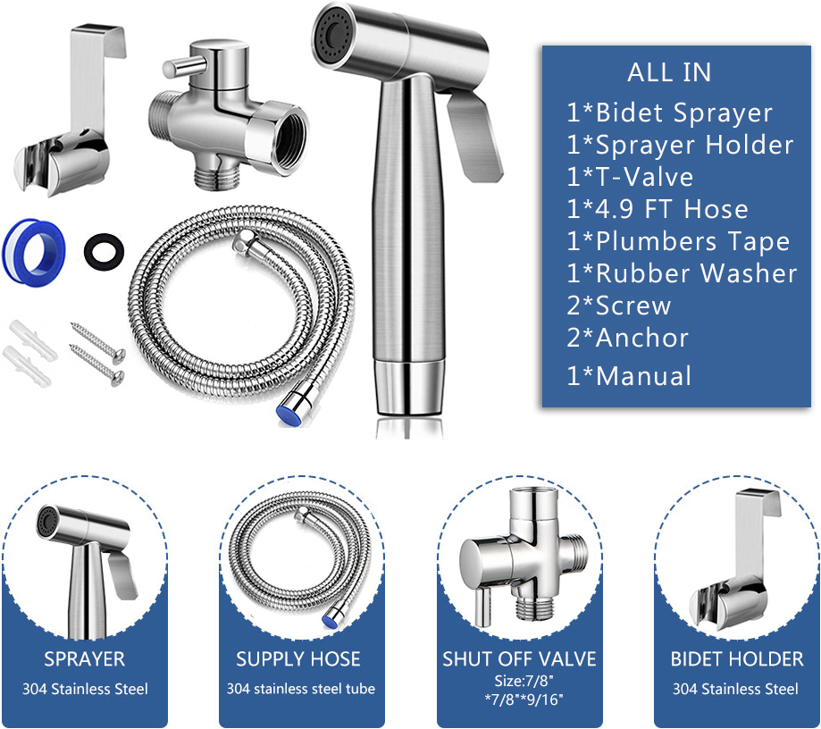 bidet sprayer details