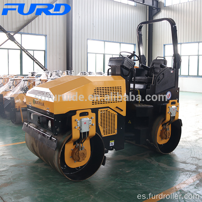 FYL-1200 Suministro fabricado Rodillo vibratorio de rueda lisa de 3 toneladas (6600 lb)