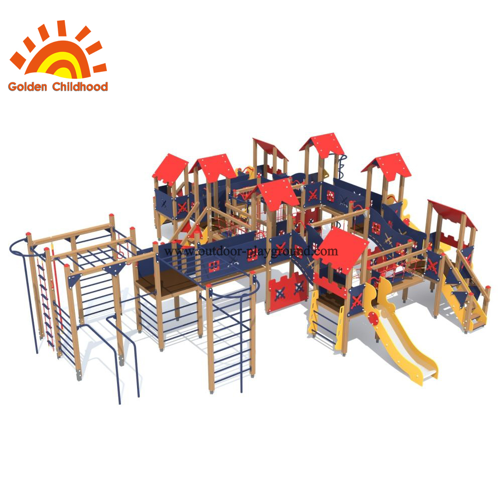 Full Facility Hpl Outdoor Playground Equipment