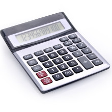 12-digits dual power check calculator for office