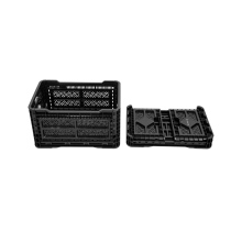 Collapsible Plastic Storage Crate - 12.7 Gallon Milk Crate