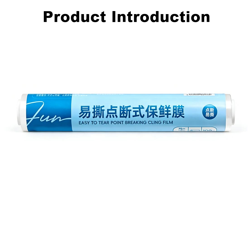 Перфорированная пищевая пленка Easy Tear в рулоне x Easy Tear Perforated Food Cling Film Roll x