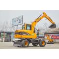 6TON XINIU 75B wheeled excavator for sale