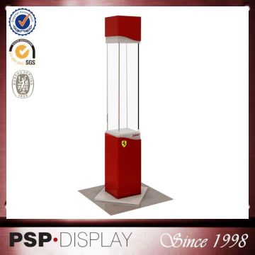 tower display glass vitrine display showcase