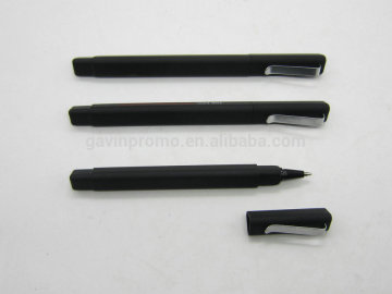 Soft rubber coated triangle ball pen