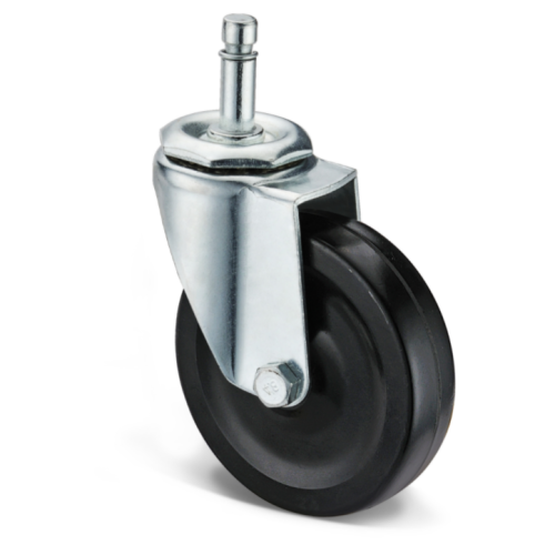 Casters for hotel luggage carts