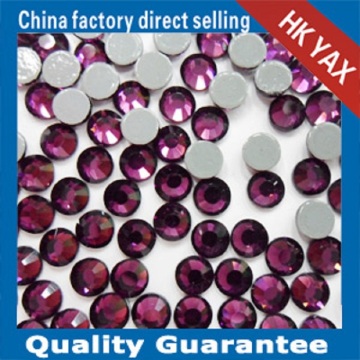 0522 YAX204-Amethyst color;china swainstone pedreria manufacturer;hotfix strass;cheap price china hotfix rhinestone