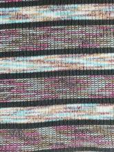 Rayon Poly Span Space Dye Y/D Stripe Rib
