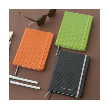 Wholesale Customizable Logo PU Leather Notebooks with Elastic Band