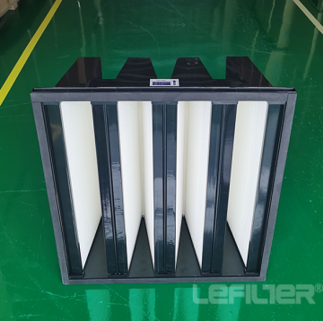 Gas turbine Inlet compact V bank filter filters