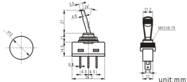 ASW-13D-1automotive switch