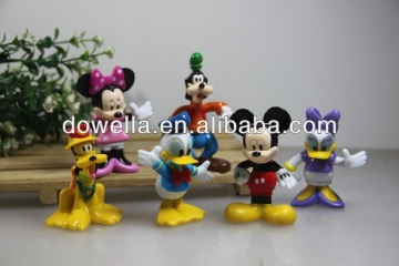 Plastic Mickey Mouse cartoon figure toy