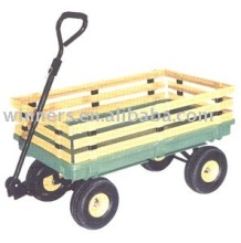 wood children wagon tool cart Kids wagon