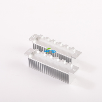 Aluminum fabricated long heatsinks