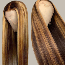 highlight hair extensions wigs,hd full lace human hair brazilian color wig,frontal straight wigs100% human hair