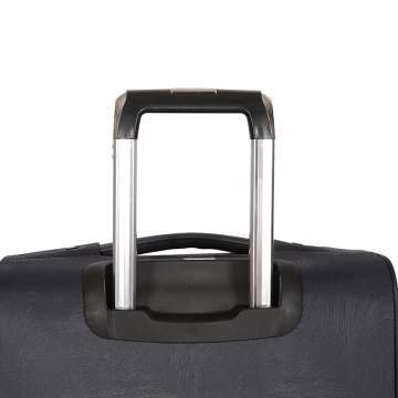 soft fabric suitcase carry on type trolley luggage